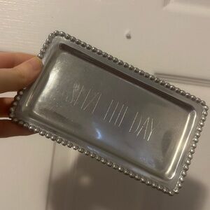 Mariposa Silver Decorative Tray